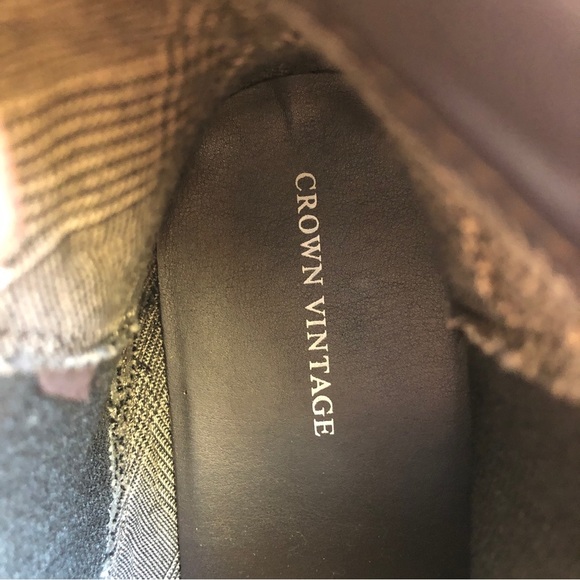 Crown Vintage glory 2 Chelsea boot taupe suede size 12 - Picture 8 of 9